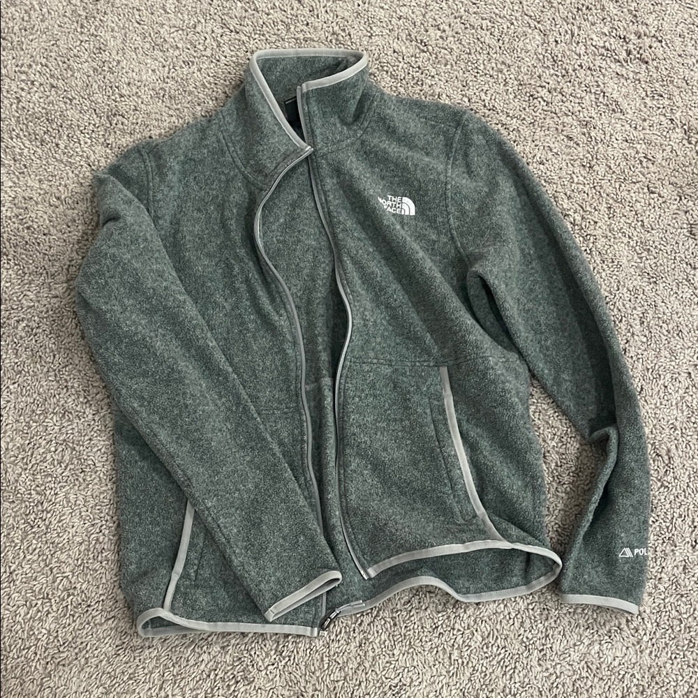 The North Face Charcoal Fleece Jacket